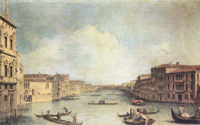 Giovanni Antonio Canal Il Canale Grande oil painting picture